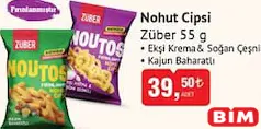 ZÜBER NOHUT CİPSİ 55 G